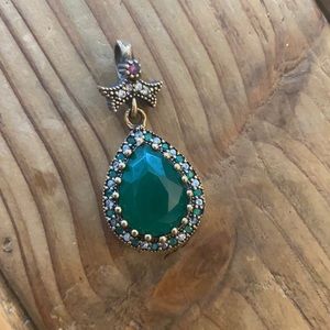 Edwardian emerald pendant